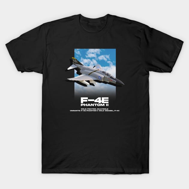 F-4E Phantom II Fighter T-Shirt by Distant War